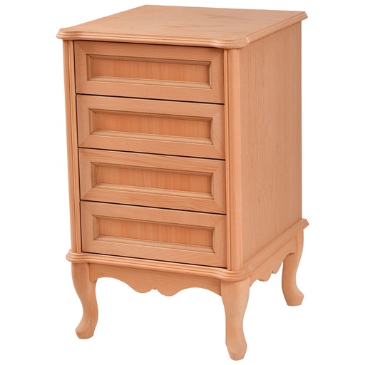 [5236C] Wooden bedside table