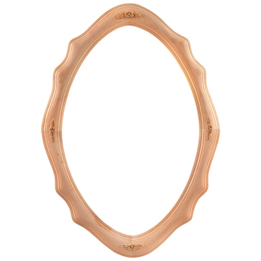 [7042C] Le cadre du miroir ovale en bois