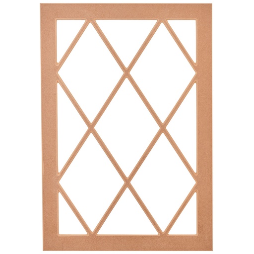 [7125C] The rectangular mirror frame in MDF