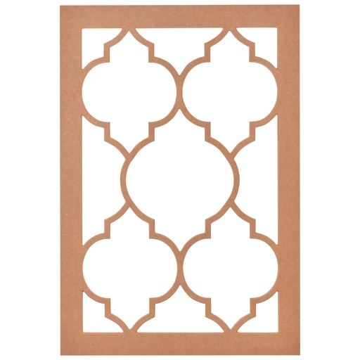 [7126C] The rectangular mirror frame in MDF