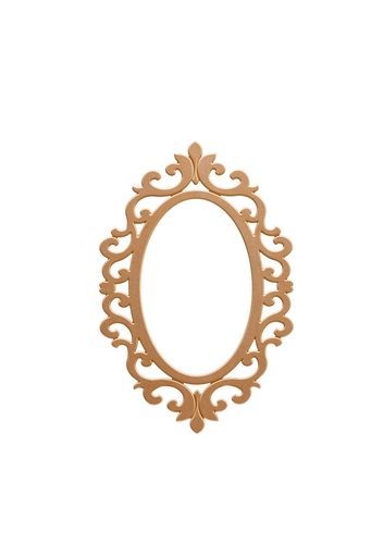 [9184N] The frame of the mdf oval mirror