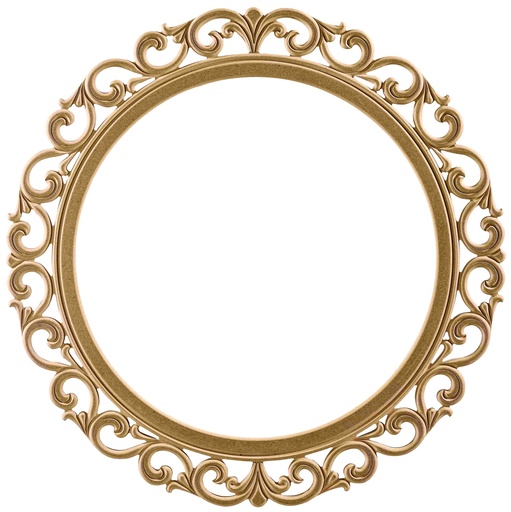 [AYN-115] Rama Round mirror in MDF