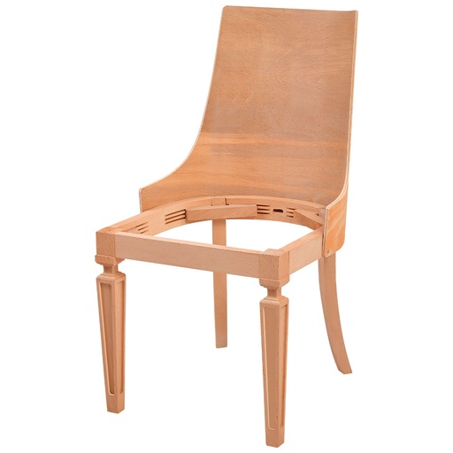 [5864C] Wooden chair skeleton