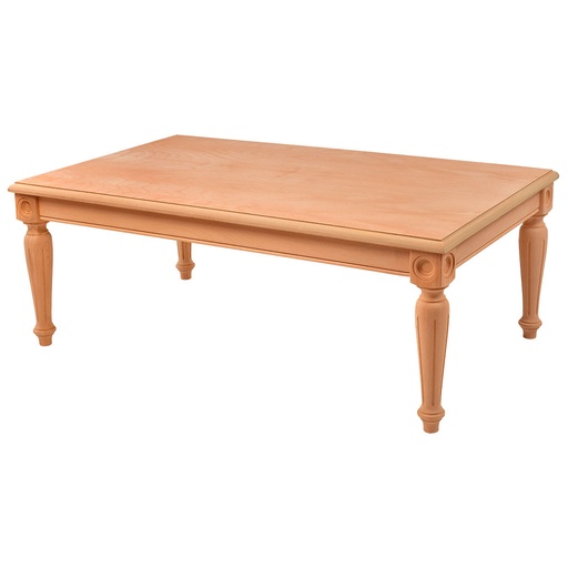 [5412C] La table basse rectangulaire en bois