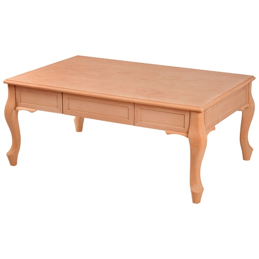 [5444C] The wooden rectangular coffee table