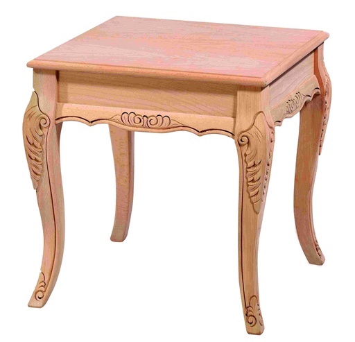 [ORT-116-1] Square wooden table with sculpture