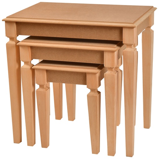 [5010C] Ensemble de tables de bois et de MDF